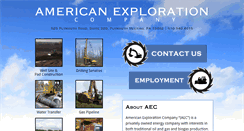Desktop Screenshot of americanexploration.net